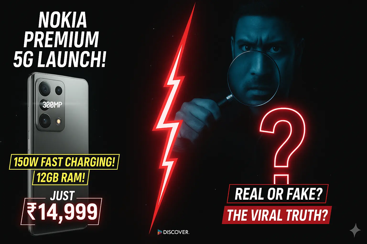 Nokia’s 300MP Camera Phone for ₹14,999 The Truth Behind the Viral 5G “Premium” Launch